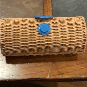 Talbots rattan clutch